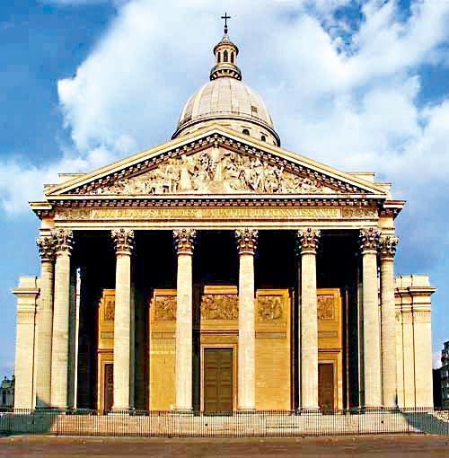 (法国先贤祠外观)法兰西的良心和尊严鲁先圣提起法国,我们很自然想到