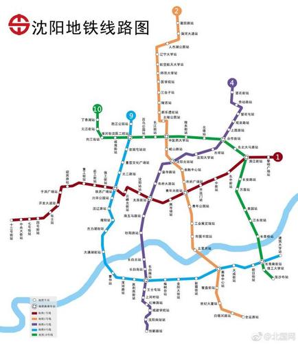 沈阳地铁线路图