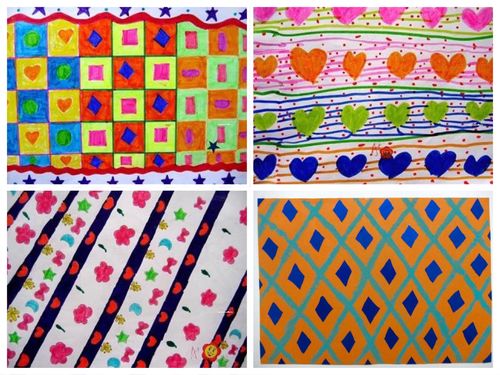 停课不停学 美术伴我行 《漂亮的包装纸》