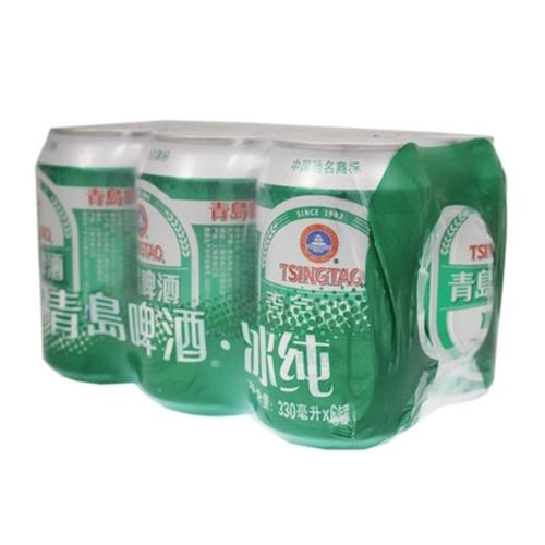 青岛啤酒冰纯330ml6罐