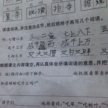 写三个这样的词语并注意加点字.