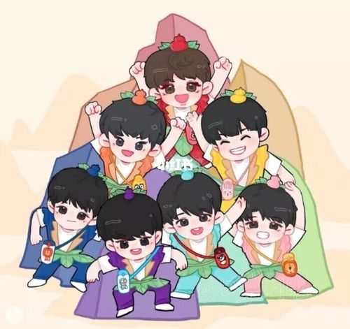 时代少年团卡通图片_时代少年团_卡通_tnt时代少年团