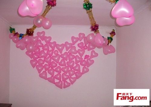 新房气球布置图片-天津新房网-搜房网; 气球彩带装饰图片图片分享