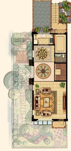 旭辉御府c户型一层