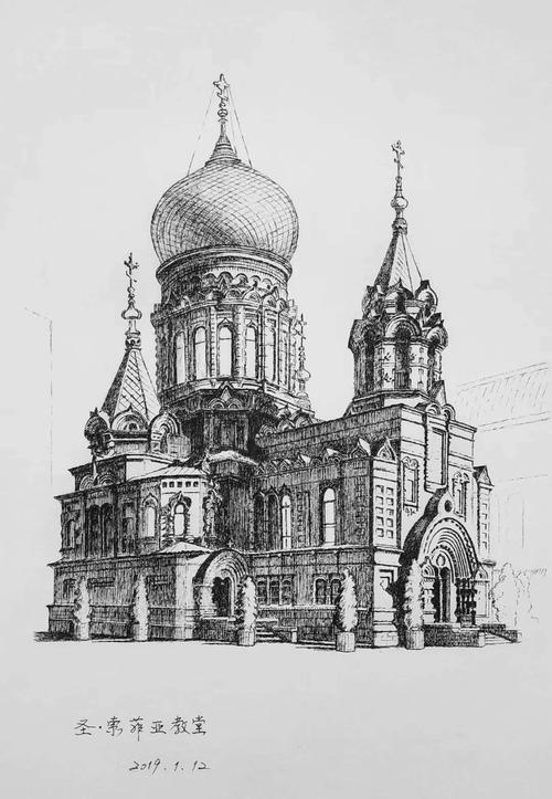 其它 钢笔画 : 我画哈尔滨 写美篇哈尔滨公路大桥俄罗斯建筑 哈尔滨市