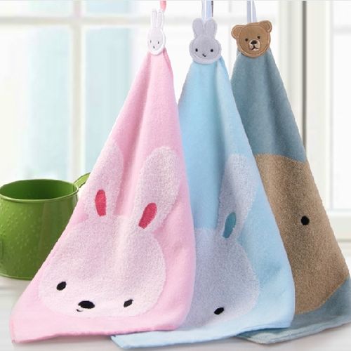 towel cartoon  animal squareinto cotton terry mg6445wh 100%