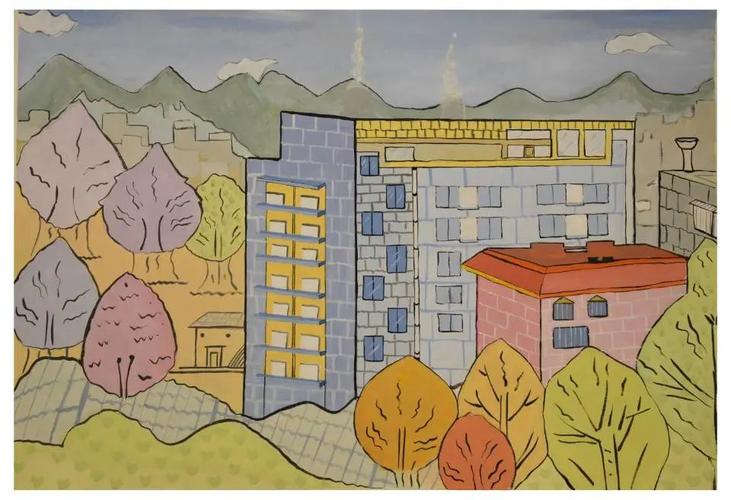 手绘川幼艺术系学生把最美的校园时光画给你听