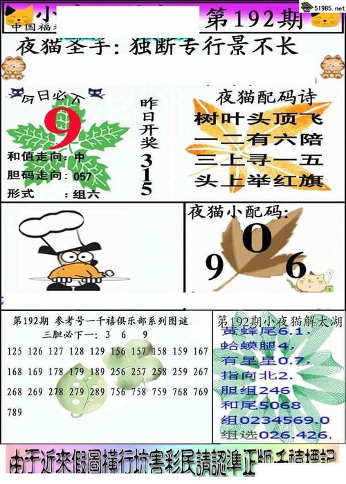 小夜猫192期3d图迷 - 福彩3d图谜 - 彩民之家|3d之家