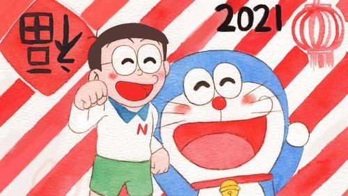 电脑壁纸 动漫卡通 动漫人物 可爱的大雄叮当猫