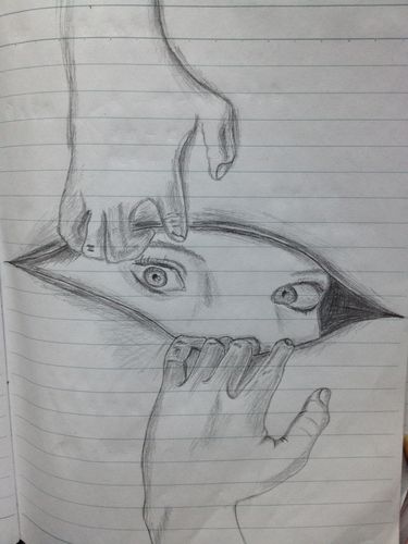 素描画