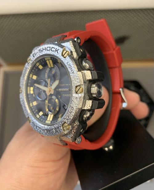 卡西欧gst-b100蓝牙锤纹太阳能钢铁之心手表_手表_卡西欧怎么样_闲鱼