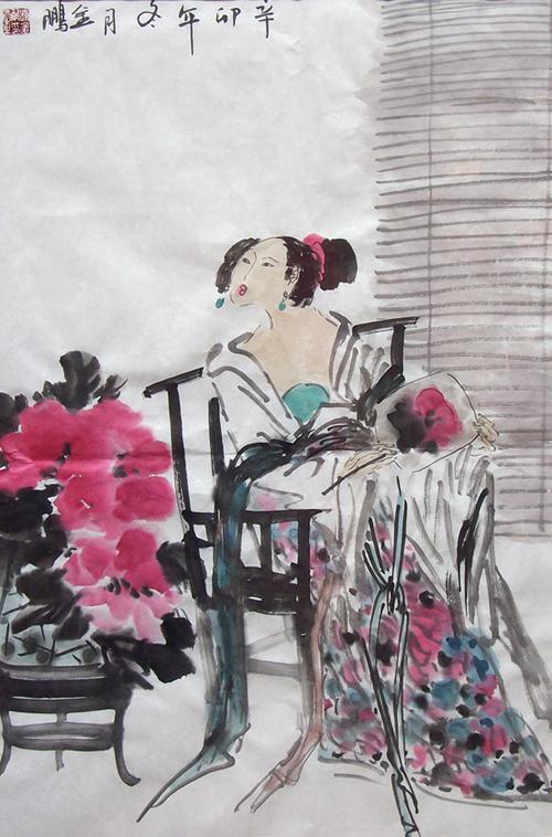 赵金鹏作品简介_春语画廊_中国书画收藏投资艺术网