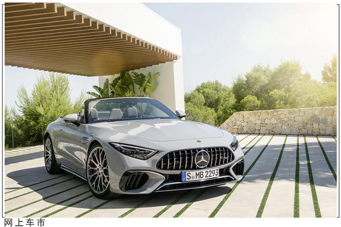 奔驰全新sl敞篷跑车发布,4.0t v8双增压