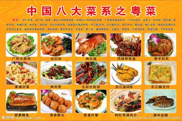 >> 文章内容 >> 八大菜系之广东菜  中国八大菜系排名?答:1.