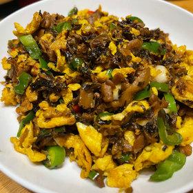 鸡蛋炒外婆菜(下饭菜)