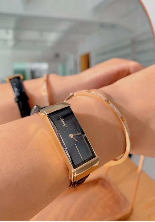 ysl 黑金中古手表