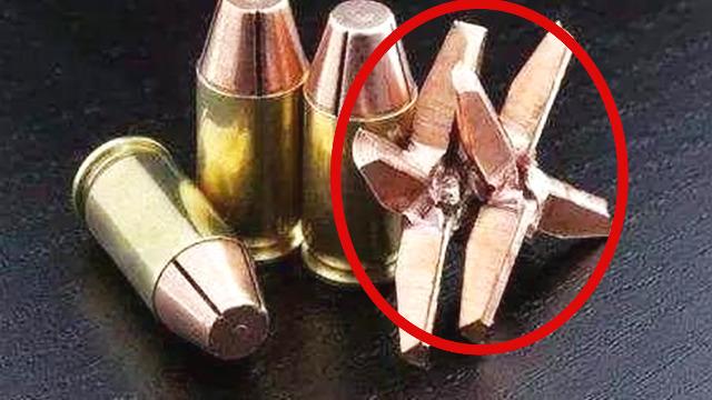 全球最恐怖的子弹 长成花瓣形 一旦被打中 只能眼看着