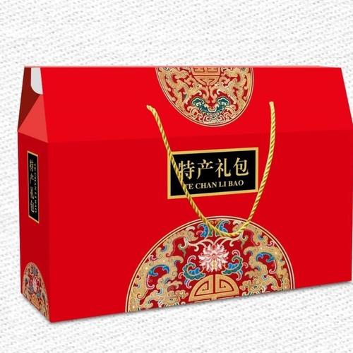 新年包装袋熟食礼盒通用烧鸡驴肉空盒土特产中秋点心包装盒