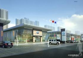 汽车4s店装修效果图_4s店设计图-保家网