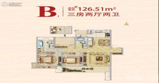 汉中新城吾悦公馆主推户型鉴赏