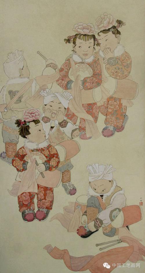 工笔人物画家杨妮娜