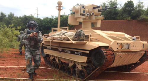 新型无人战车曝光 履带底盘适用于高原山地 武器系统火力强大