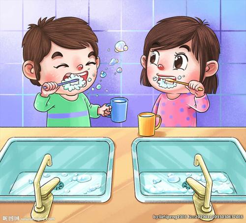 刷牙,洗脸