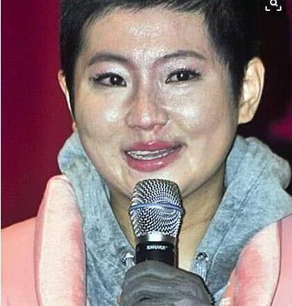 曾经的女神, she中selina素颜照流出, 网友看到说