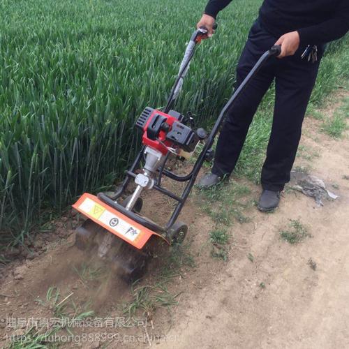 手推式小型松土机视频/轻松又省力除草机/农用汽油割草机