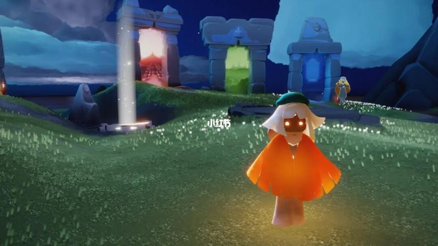 光遇矮人面具_光遇_面具_贝雷帽_阔腿裤_sky光遇_游戏