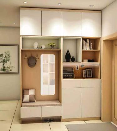 进门鞋柜这样设计,邻居们看了纷纷模仿,太实用了