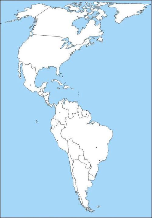 厄尔尼诺拉尼娜教学经典用图18张收藏世界各大洲空白国家政区图高清