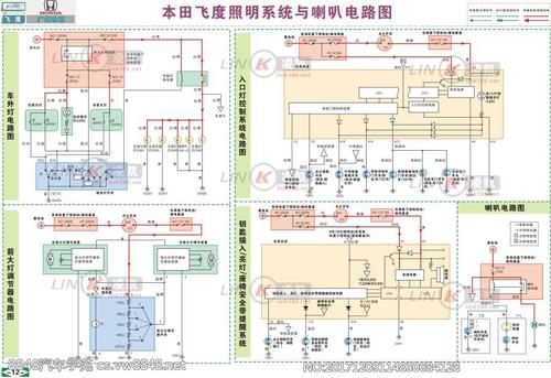 广州本田飞度照明系统与喇叭电路图_8848汽车学苑vw.