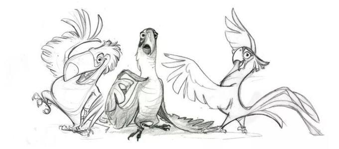 《冰河世纪》系列《里约大冒险》系列的原画设计主笔 - sung jun lee