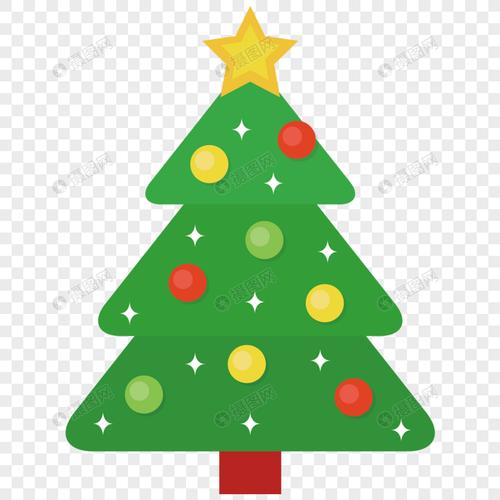卡通手绘圣诞树
