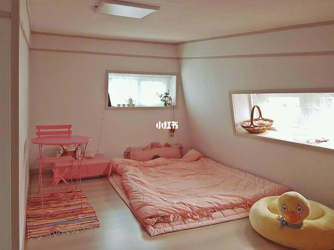 明亮梦幻的粉紫色韩式公寓布置96租房布置_甜品_美食_ins_韩系_早餐