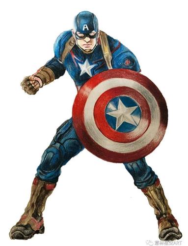 好啦~本期教程到这里就结束喽~画出你喜欢的"美国队长"目黑编辑@小