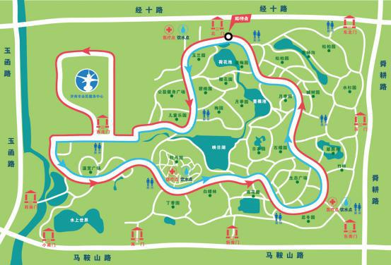 与传奇球星一起开启狂欢之旅    健身跑:泉城公园北门—&mdash