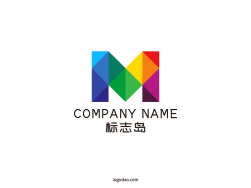 m字母创意标志logo设计免费下载