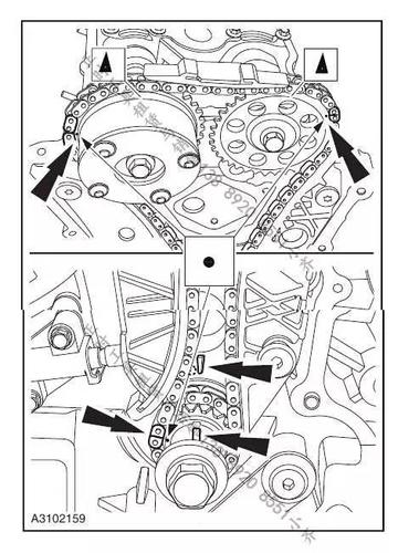 2014款长安悦翔v7发动机正时校对方法