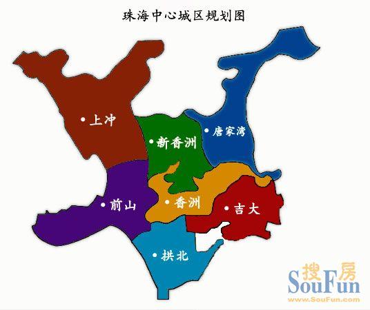 珠海各区域划分