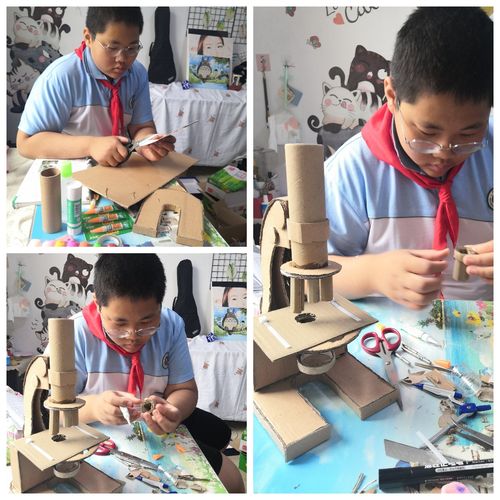 菏泽市实验中学初一显微镜地球仪模型制作大赛