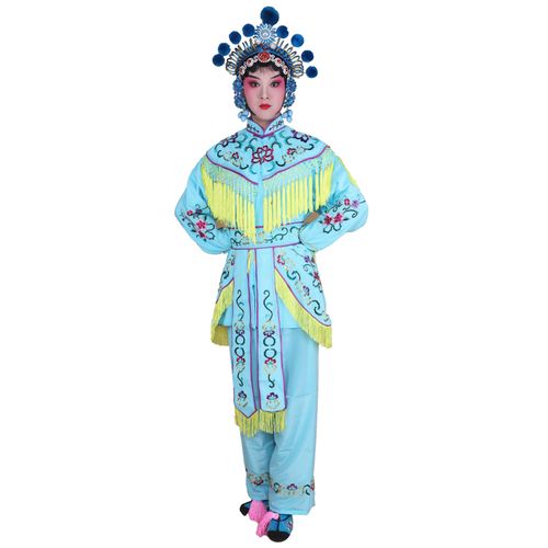 服装中原戏装武旦兵衣京剧越剧戏曲舞台演出刀马旦民族服装