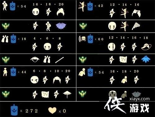 光遇雨伞先祖兑换表-光遇追光季兑换列表_侠游戏网