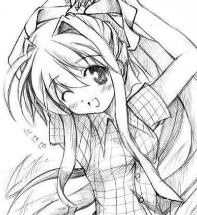 动漫人物铅笔画精选大全
