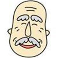 相亲相爱的卡通老人情侣头像