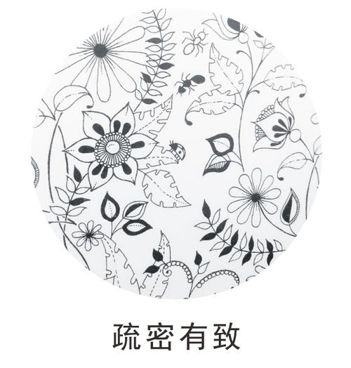 秘密花园 减压涂鸦填色本 (不含铅笔)