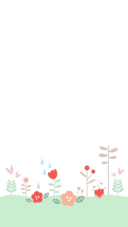 简约 可爱 清新 软萌 背景图片 平铺 素材 锁屏 壁纸(●ω