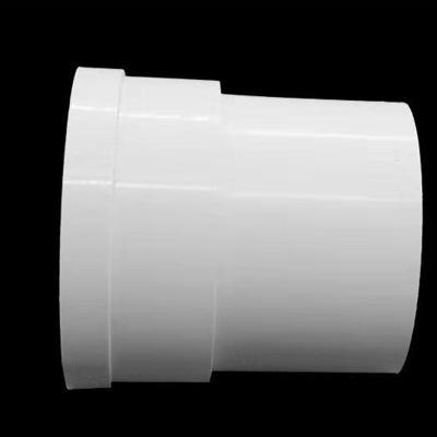 厂家直销缩口直接 排水排污管件配件 pvc内插直接 规格齐全