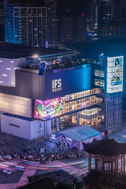 长沙ifs国金中心夜景